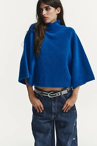 WIDE SLEEVE KNIT JUMPER