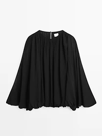 Flowing balloon blouse - Limited