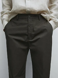 Semi-jogger fit trousers