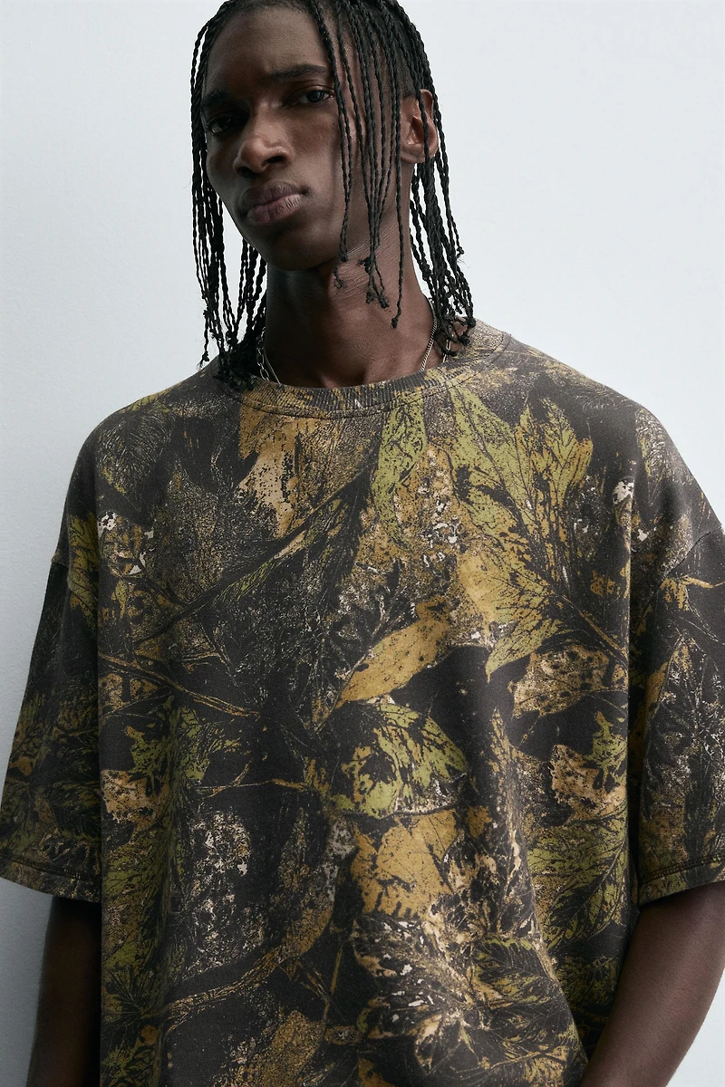 ABSTRACT PRINT SWEATSHIRT