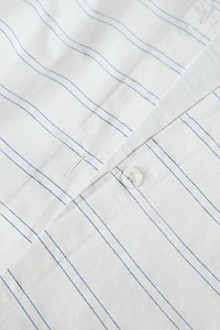 DOUBLE STRIPED COTTON DUVET COVER