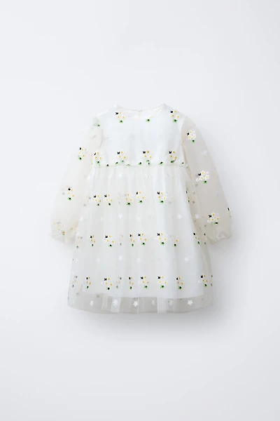 ROBE EN TULLE BRODÉE