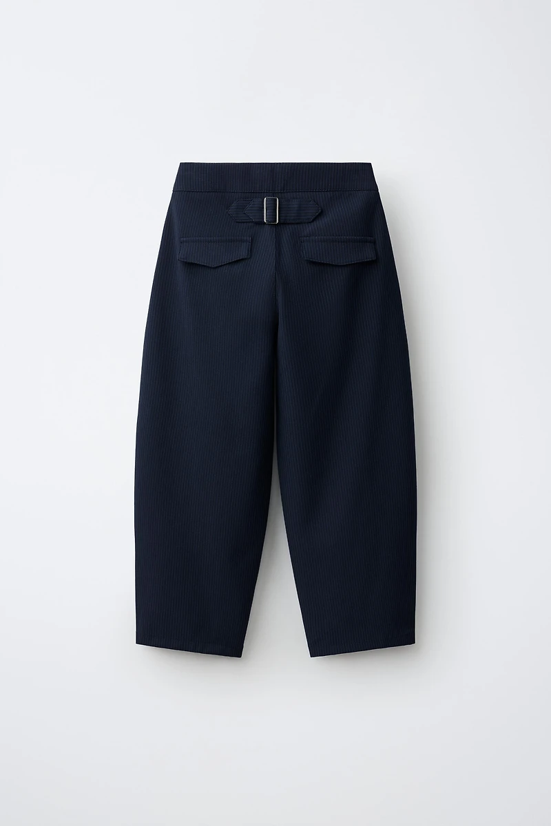 PANTALON BALLON À RAYURES