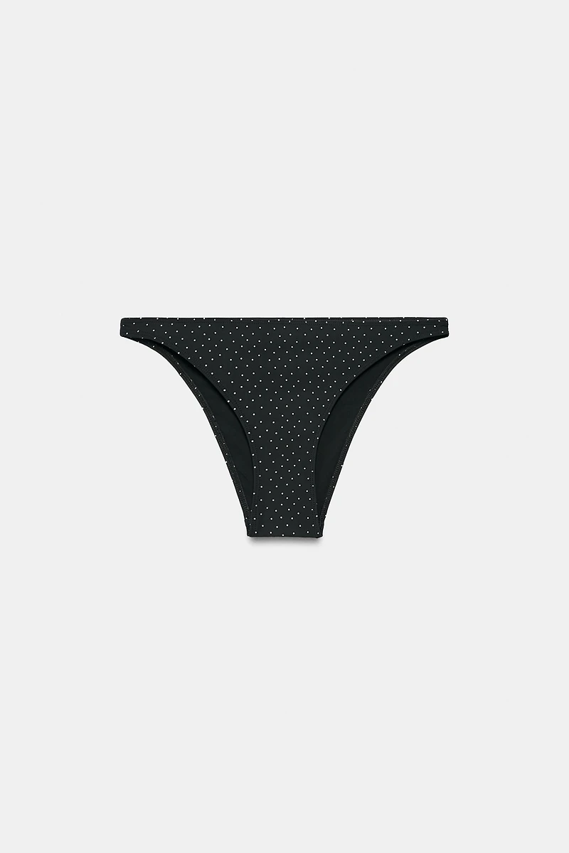 BAS DE BIKINI IMPRIMÉ À POIS