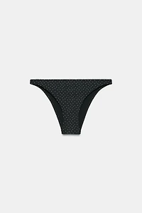 BAS DE BIKINI IMPRIMÉ À POIS