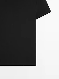 Lyocell blend short sleeve T-shirt