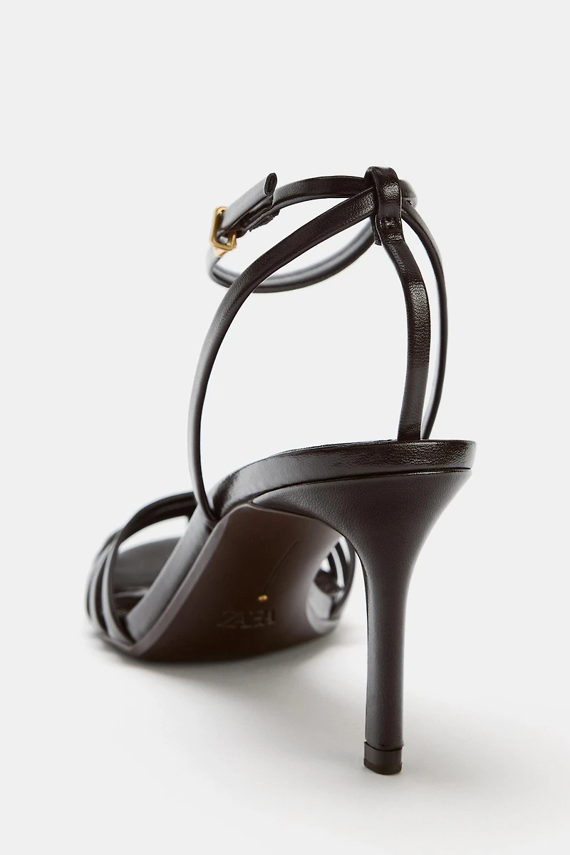 SANDALES STYLE PÊCHEUR À TALONS