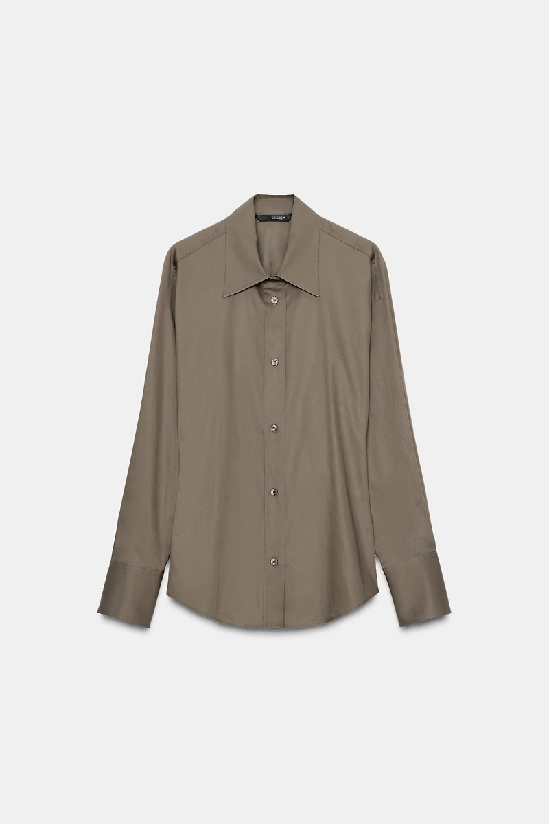 FITTED HEM SHIRT