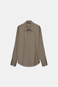 FITTED HEM SHIRT
