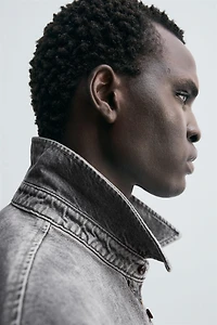 CHEMISE EN JEAN DÉLAVÉE