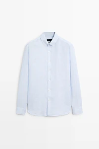 100% linen shirt