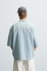 CHEMISE DÉCONTRACTÉE À CARREAUX