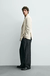 BLAZER À BOUTONNAGE CROISÉ EN CORDUROY