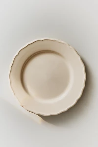 ASSIETTE PLATE FAÏENCE BORD RELIEF