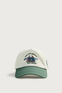 CONTRASTING FLAT VISOR CAP