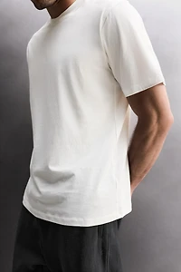 T-SHIRT BASIQUE EN COTON POUR L'ENTRAÎNEMENT