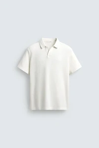 POLO REGULAR FIT STRUCTURÉ