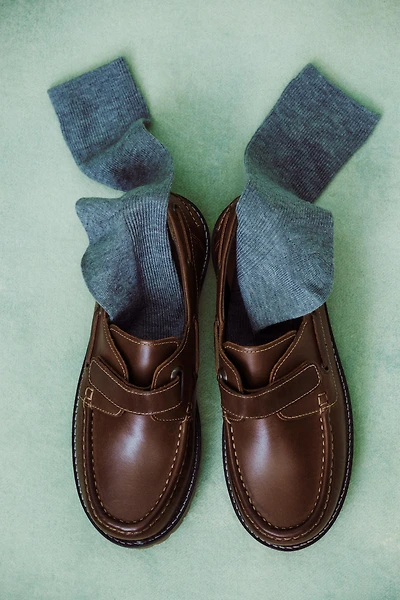 LEATHER DECK SHOES