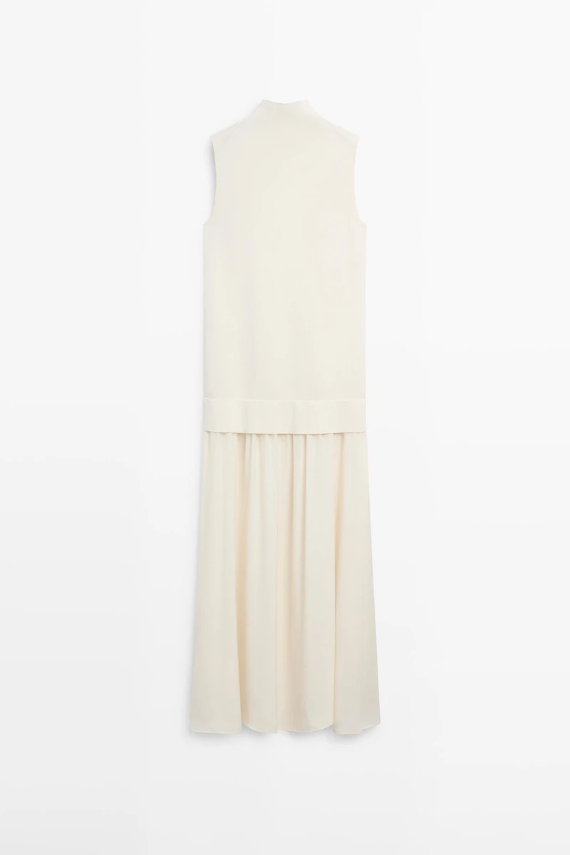 Matching knit midi dress