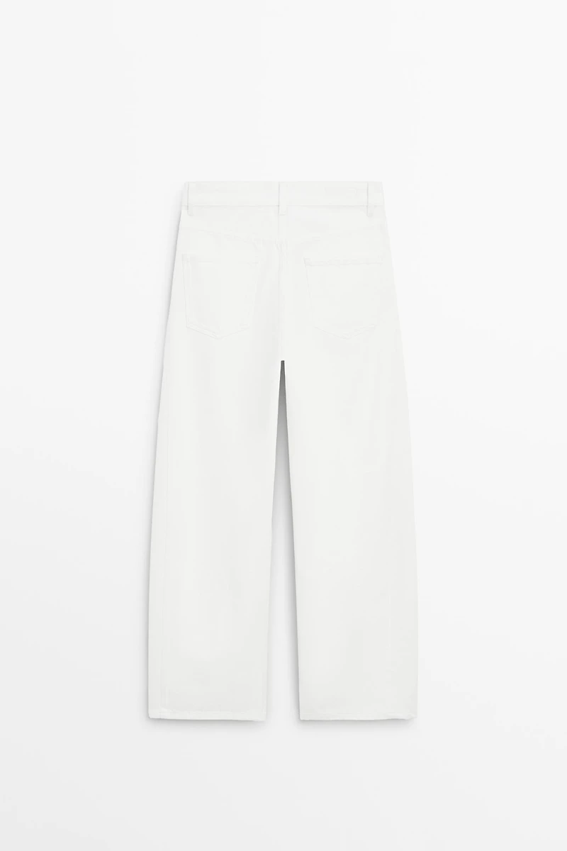 Jean balloon mid-rise