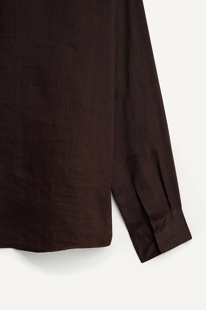 CHEMISE POLO RELAXED FIT RAMIE - LYOCELL
