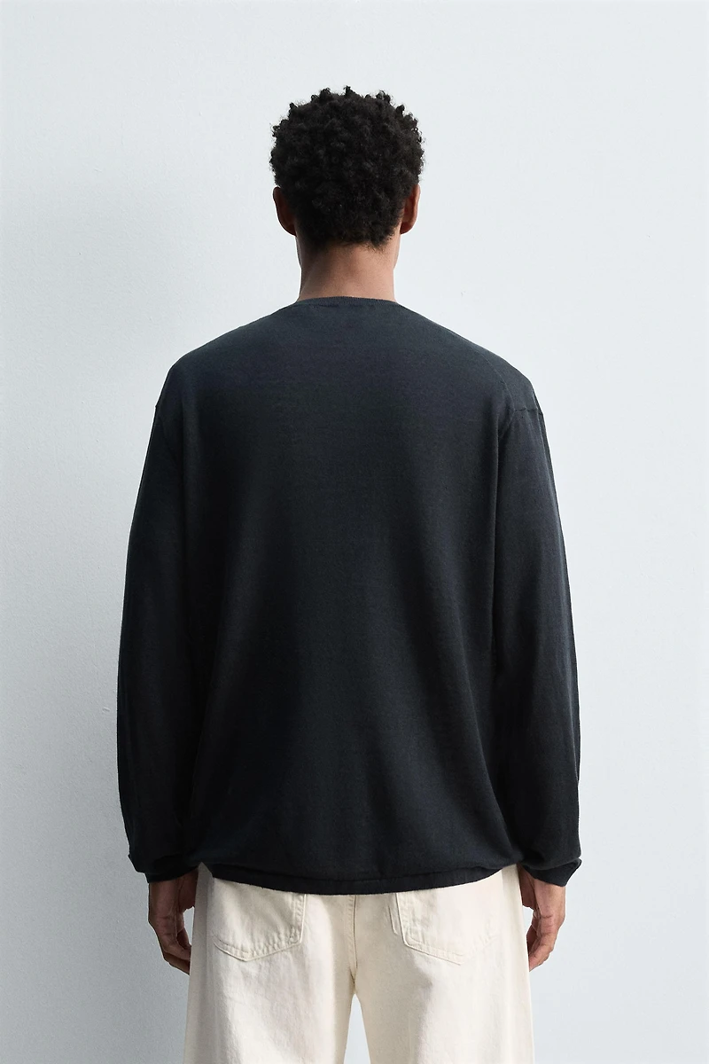 PULL LÉGER 100 % CHANVRE