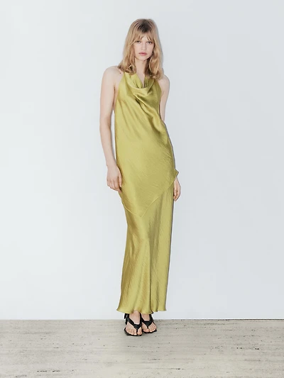 Flowing satin top with bow detail - STUDIO