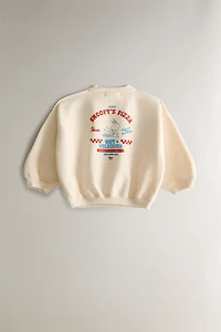 PEANUTS™ COTTON PIZZA SWEATSHIRT