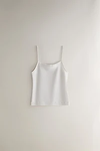 COTTON JERSEY TOP