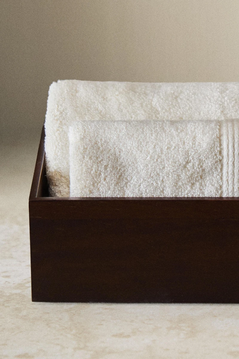 WOODEN MAKE-UP ORGANIZER BOX