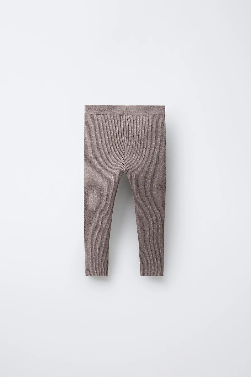 LEGGING EN MAILLE CÔTELÉE