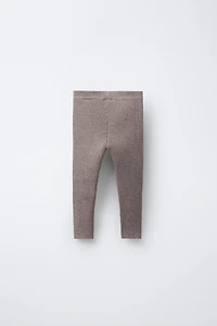 LEGGING EN MAILLE CÔTELÉE