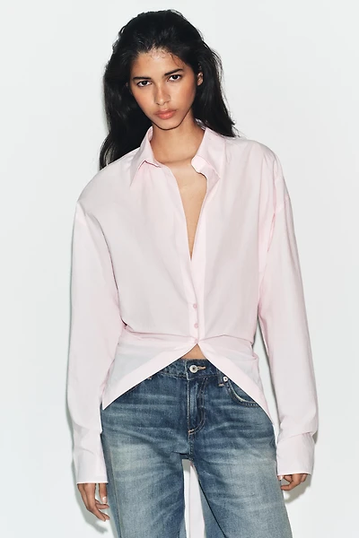 OVERSIZED TIE SHIRT
