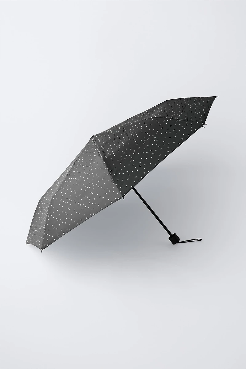 PARAPLUIE PLIABLE À IMPRIMÉ ÉTOILES