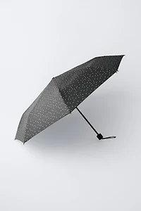 PARAPLUIE PLIABLE À IMPRIMÉ ÉTOILES