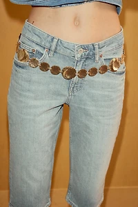 METAL MEDALLION BELT