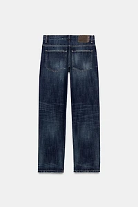 TRF LOW WAIST BAGGY TAPERED JEANS