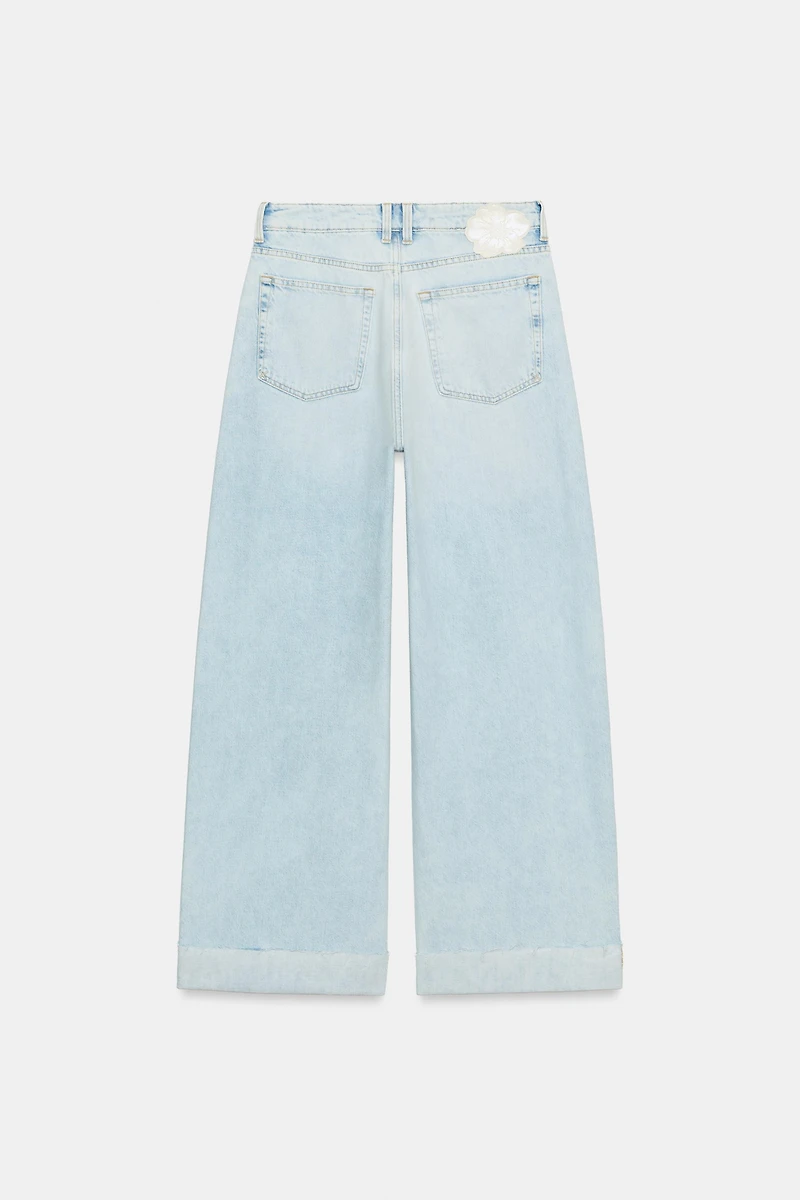 Z1975 MID-RISE BARREL LEG CUFFED JEANS