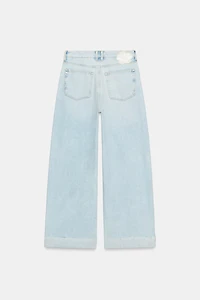 Z1975 MID-RISE BARREL LEG CUFFED JEANS