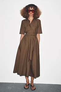 ROBE EN POPELINE ZW COLLECTION