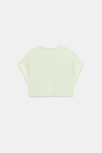 COMBINATION CROPPED T-SHIRT