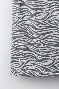 ZEBRA PRINT TOP