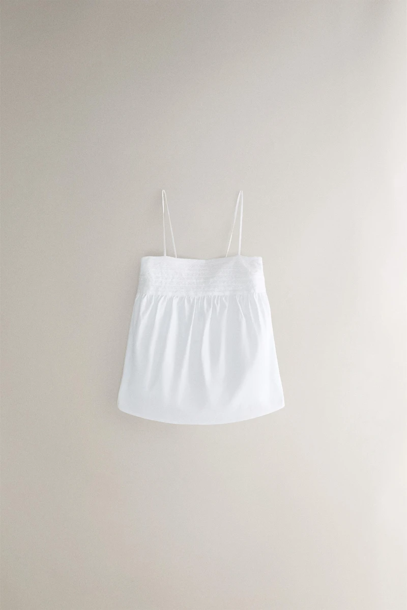 LACE COTTON TOP