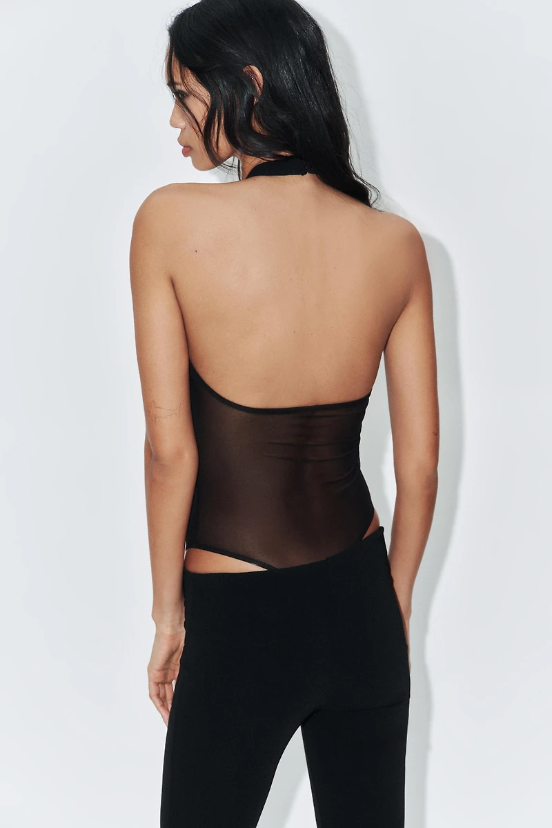 COMBINATION TULLE BODYSUIT