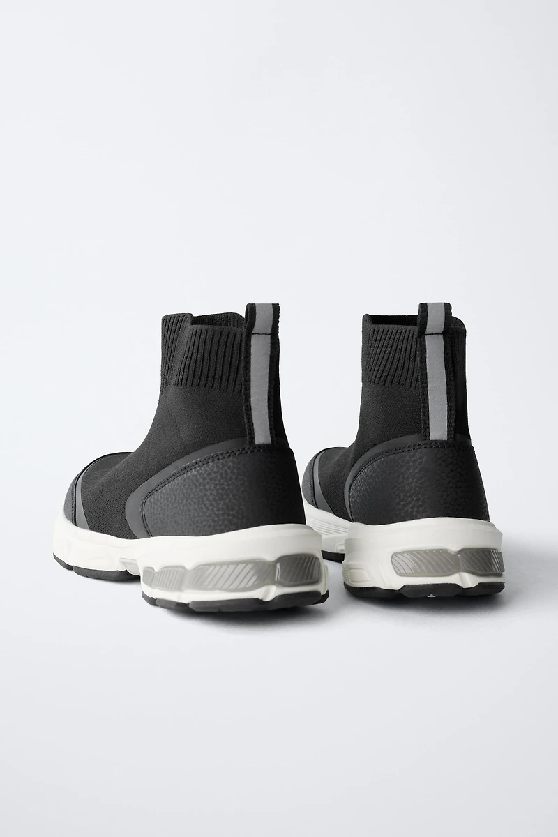 SOCK STYLE HIGH TOP SNEAKERS