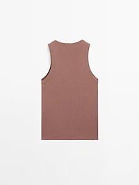 100% cotton halter top