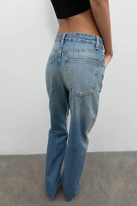 JEAN TRF WIDE LEG TAILLE HAUTE