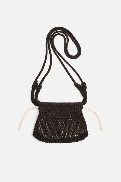 MACRAMÉ CROSSBODY BAG