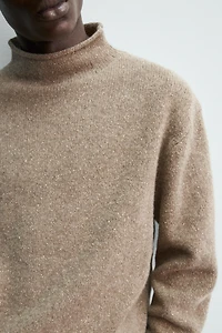 WOOL - SILK BOTTONATO SWEATER