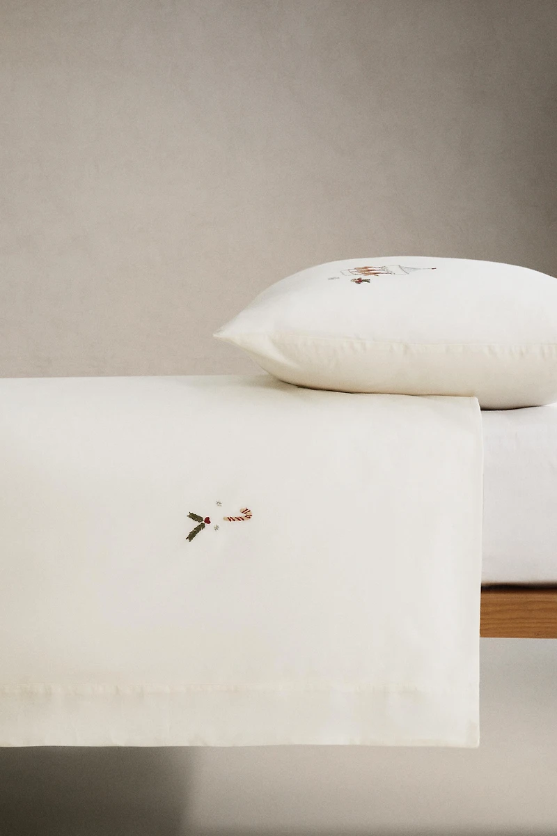 CHILDREN'S CHRISTMAS FIGURE DUVET COVER